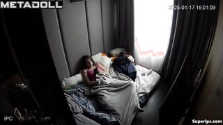Petite Ukrainian girl masturbates in secret