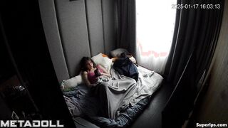 Petite Ukrainian girl masturbates in secret