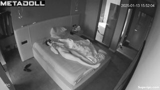 Hot German mom masturbates watching porn