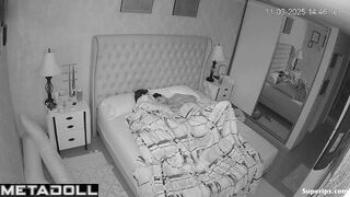 Latina wife receives oral sex while asleep