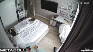 Petite teen girl masturbates in secret