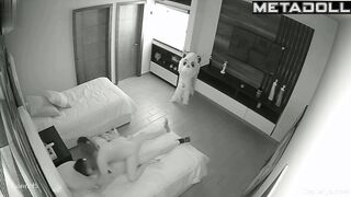 Hot Latin couple fucks after a party