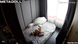 Teen Slavic girl watches wild porn
