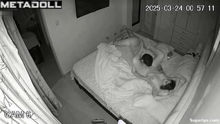 Hot Latin couple fucks in the 69 position