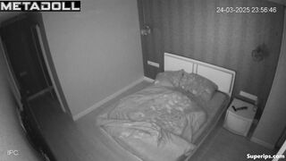 Petite European wife rides slowly