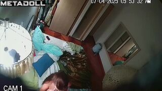 Busty Latina MILF changes clothes