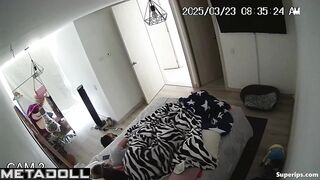 Latina wife gets fucked while asleep