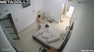 Mature Asian wife changes clothes