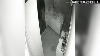 She feels good jumping on his cock, bedroom video