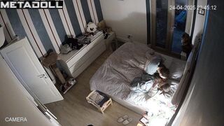 It was their first romantic night - watch cool bedroom tape