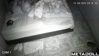 Naked couple relaxing on the bed - hot hidden video