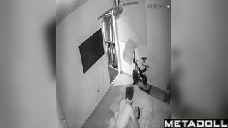 Couple enjoying each other on honeymoon, cool tape