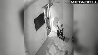 Couple enjoying each other on honeymoon, cool tape