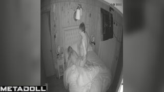 People fucking in the midnight and someone is watching them