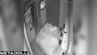 Two adult people fucking in the midnight, hidden cam