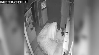 Two adult people fucking in the midnight, hidden cam