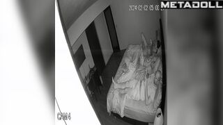Tired husband didn't want to fuck, so the wife masturbated to porn