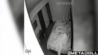 Tired husband didn't want to fuck, so the wife masturbated to porn