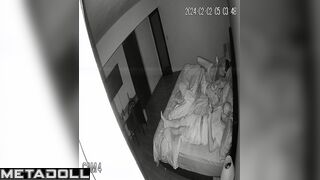 Tired husband didn't want to fuck, so the wife masturbated to porn
