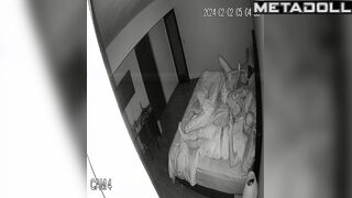 Tired husband didn't want to fuck, so the wife masturbated to porn
