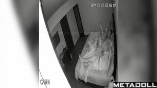 Tired husband didn't want to fuck, so the wife masturbated to porn