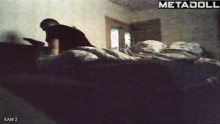 Russian nerd came home from the factory and fucked his wife in stockings