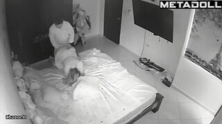 A man fucked a whore in his apartment and got ready to go to the office