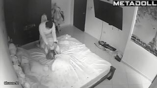 A man fucked a whore in his apartment and got ready to go to the office