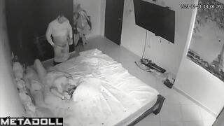 A man fucked a whore in his apartment and got ready to go to the office