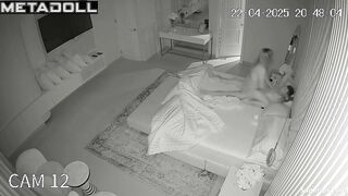 Chubby blonde moving sexy on his strong cock, watch