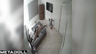 Tiny brunette invited a stranger to her home, she wants to have fun