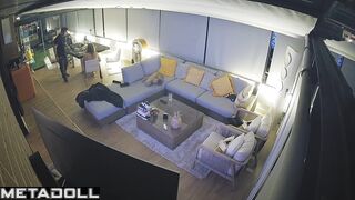 Guy touching her nipples so hotly after party, watch