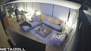 Guy touching her nipples so hotly after party, watch