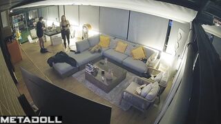 Guy touching her nipples so hotly after party, watch