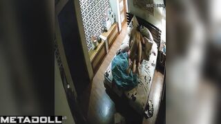 Naked girl with small tits asked him to help her cum with a dildo