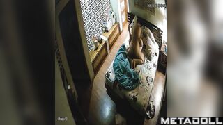 Naked girl with small tits asked him to help her cum with a dildo
