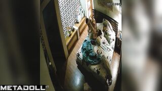 Naked girl with small tits asked him to help her cum with a dildo