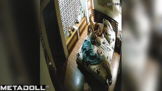 Naked girl with small tits asked him to help her cum with a dildo