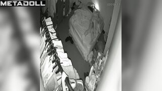 Long-haired woman enjoying his presence in her bed