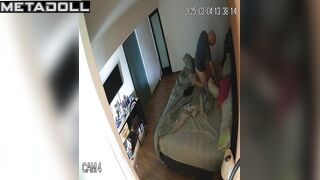 Bald guy adores sucking sweet clit his pretty lover