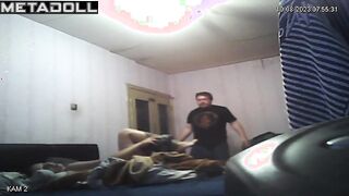 Chubby guy losing his virginity live (she installed a hidden camera)