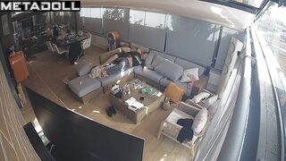 This pretty blonde is the best dick rider, living room tapes