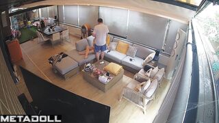Naked blonde made his cock hard with a perfect blowjob