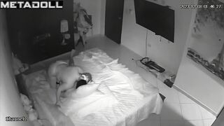 Blonde and brunet enjoying perfect romantic night together