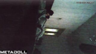 Guy fucking a whore in stockings in the dirty hotel