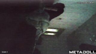 Guy fucking a whore in stockings in the dirty hotel