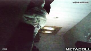 Guy fucking a whore in stockings in the dirty hotel