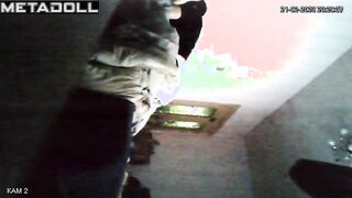 Guy fucking a whore in stockings in the dirty hotel