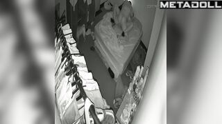 This couple never take off their socks during fuck