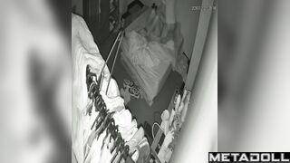 Skinny girl adores fucking with the lights off, bedroom video